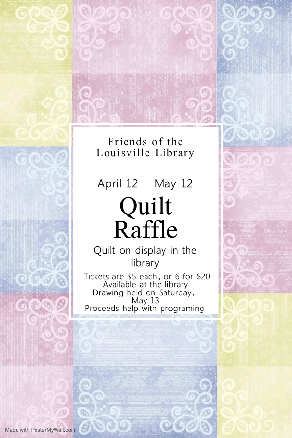 Library Quilt Raffle